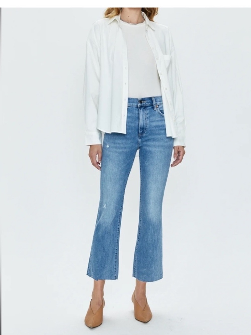 Pistols Lennon High Rise Crop Boot Jean
